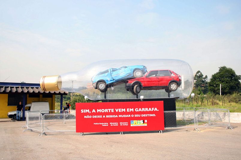 A intervenção chamou a atenção do público nas principais rodovias federais em 5 estados brasileiros.